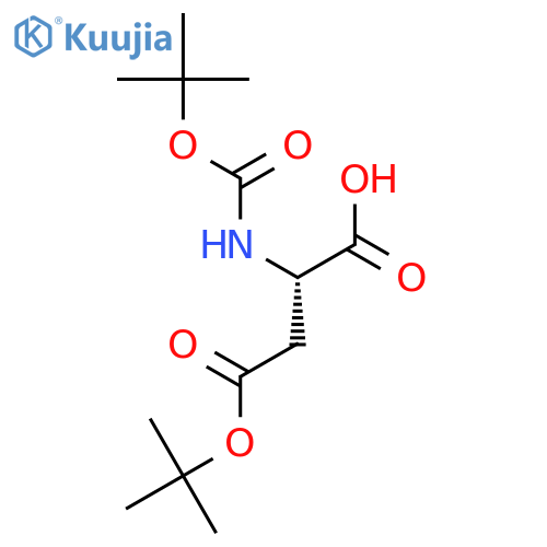 Boc-Asp(OtBu)-OH structure