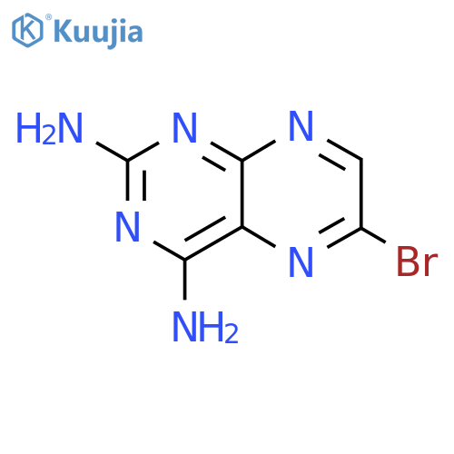 6-bromopteridine-2,4-diamine structure
