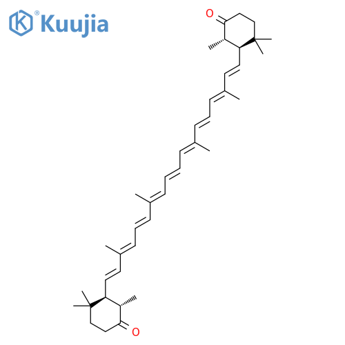 β,β-Carotene-4,4'-dione, 5,5',6,6'-tetrahydro-, (5S,5'S,6S,6'S,9-cis,9'-cis)- structure
