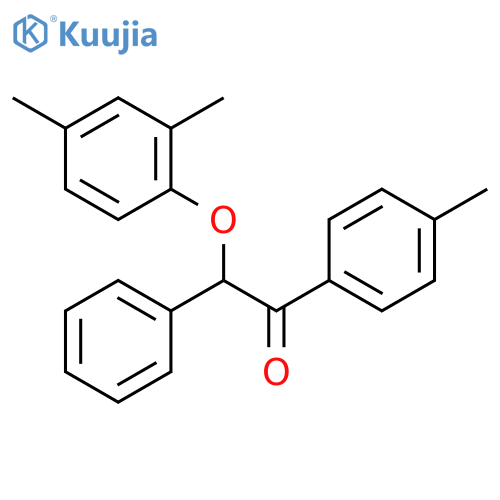 Ethanone, 2-(2,4-dimethylphenoxy)-1-(4-methylphenyl)-2-phenyl- structure