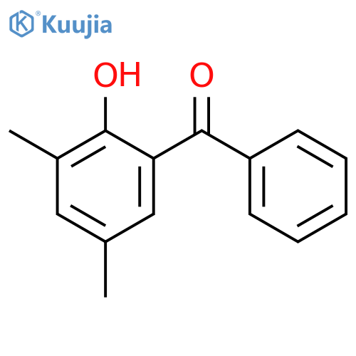 2-benzoyl-4,6-dimethylphenol structure
