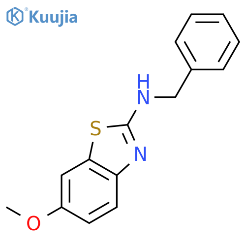 N-benzyl-6-methoxy-1,3-benzothiazol-2-amine structure