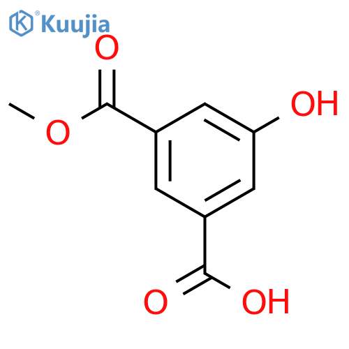 3-Hydroxy-5-(methoxycarbonyl)benzoic acid structure