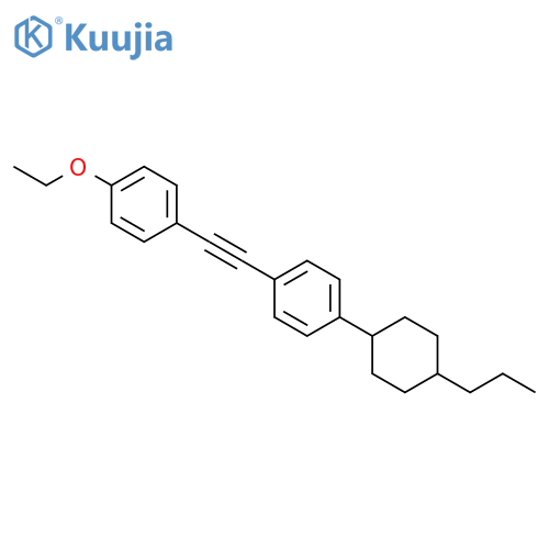 Benzene,1-[(4-ethoxyphenyl)ethynyl]-4-(4-propylcyclohexyl)-(9CI) structure