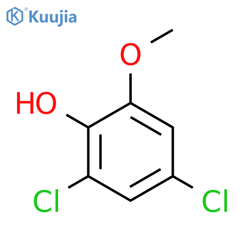 Phenol,2,4-dichloro-6-methoxy- structure