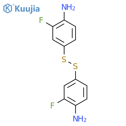 Bis(3-fluoro-4-aminophenyl)disulfide structure