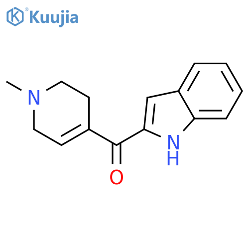 (1H-Indol-2-yl)(1-methyl-1,2,3,6-tetrahydropyridin-4-yl)methanone structure