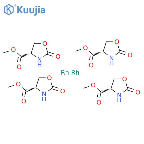 Methyl (4S)-2-oxo-1,3-oxazolidine-4-carboxylate;rhodium structure