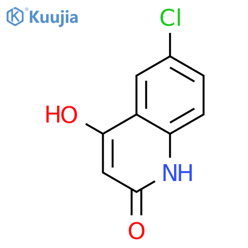 6-Chloro-4-hydroxyquinolin-2(1H)-one structure