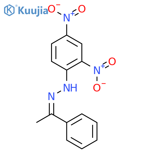 1-(2,4-Dinitrophenyl)-2-(1-phenylethylidene)hydrazine structure