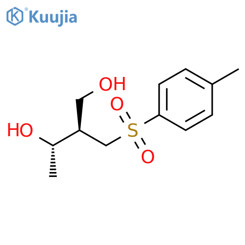 1,3-Butanediol, 2-[[(4-methylphenyl)sulfonyl]methyl]-, (R*,S*)- structure