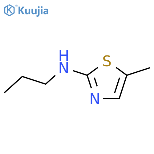 2-Thiazolamine,5-methyl-N-propyl- structure