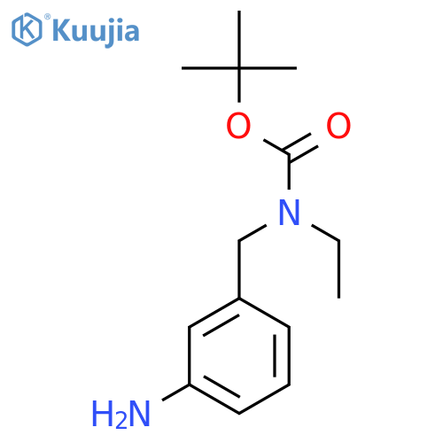 tert-Butyl N-(3-aMinobenzyl)-N-(ethyl)carbaMate structure