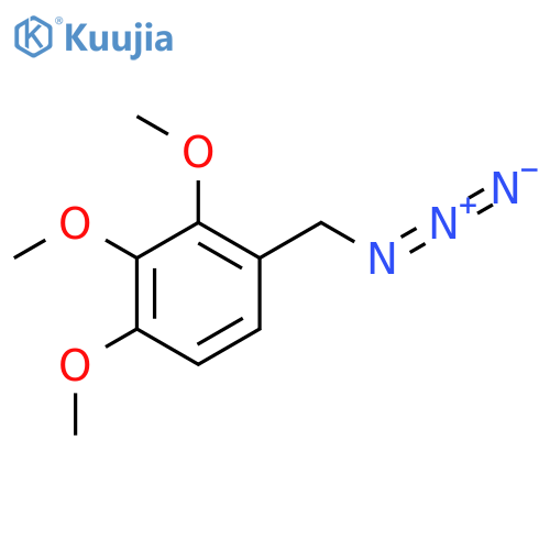 1-(azidomethyl)-2,3,4-trimethoxybenzene structure
