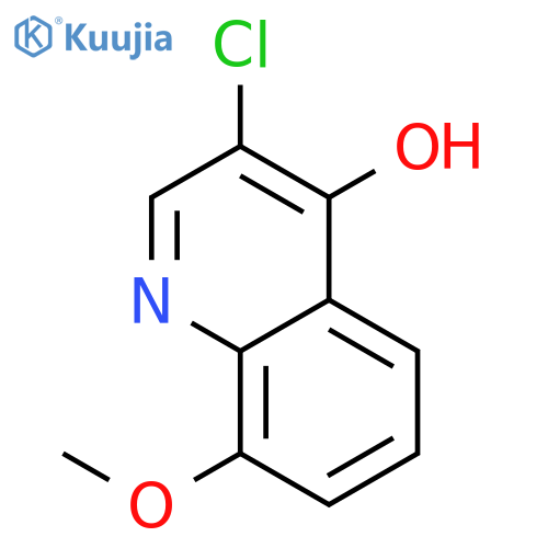 3-Chloro-8-methoxyquinolin-4-ol structure