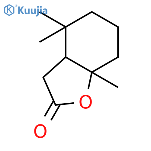 2(3H)-Benzofuranone,hexahydro-4,4,7a-trimethyl- structure