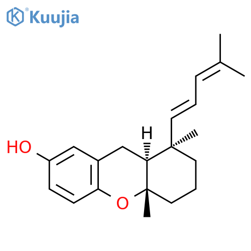 1H-Xanthen-7-ol,2,3,4,4a,9,9a-hexahydro-1,4a-dimethyl-1-[(1E)-4-methyl-1,3-pentadien-1-yl]-,(1R,4aS,9aS)- structure