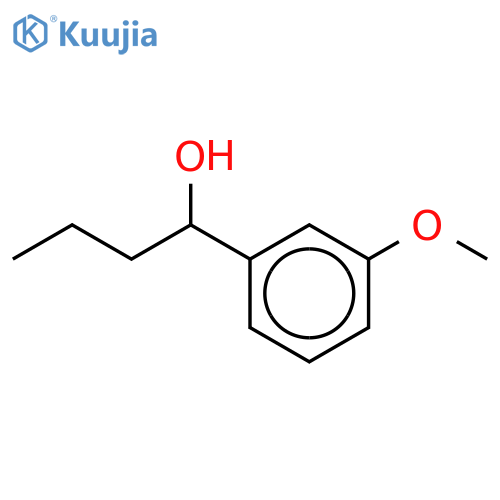 Benzenemethanol, 3-methoxy-a-propyl- structure