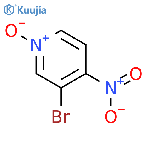 3-bromo-4-nitropyridine 1-oxide structure