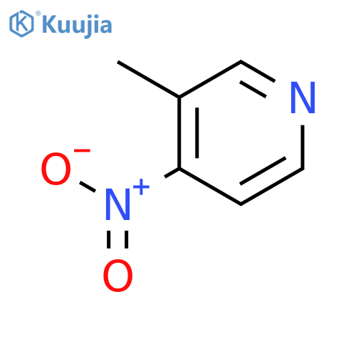 3-methyl-4-nitro-pyridine structure