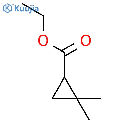 Cyclopropanecarboxylicacid, 2,2-dimethyl-, ethyl ester structure