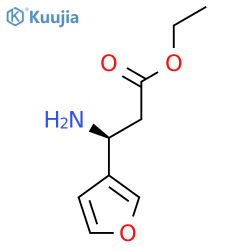 ETHYL (3S)-3-AMINO-3-(FURAN-3-YL)PROPANOATE structure