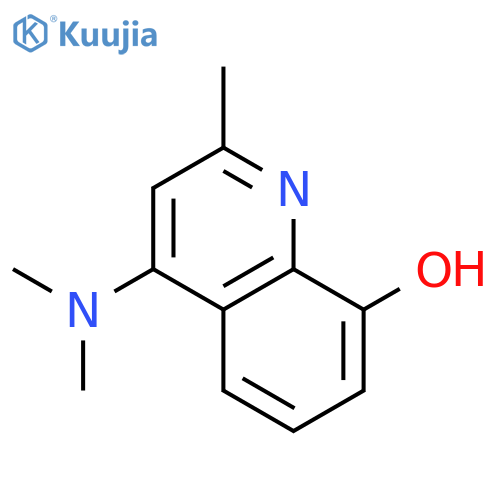 4-(dimethylamino)-2-methylquinolin-8-ol structure