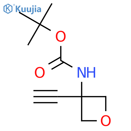 Tert-butyl N-(3-ethynyloxetan-3-yl)carbamate structure