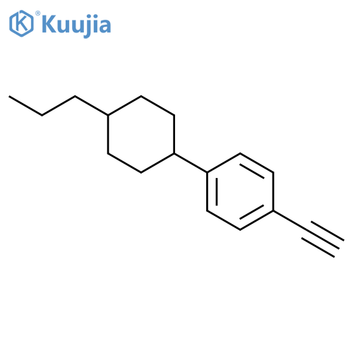 1-Ethynyl-4-(4-propylcyclohexyl)benzene structure