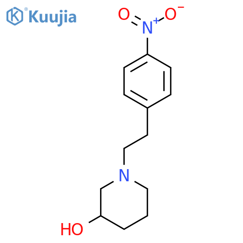 1-[2-(4-Nitrophenyl)ethyl]-3-Piperidinol structure