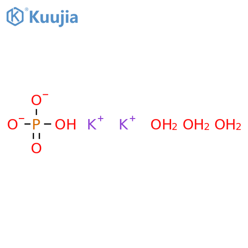 Dipotassium hydrogen phosphate trihydrate structure