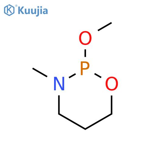 2H-1,3,2-Oxazaphosphorine, tetrahydro-2-methoxy-3-methyl- structure
