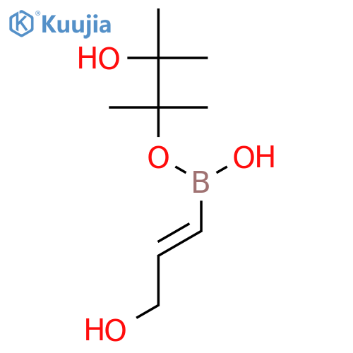 trans-3-Hydroxy-1-propenylboronic acid pinacol ester structure