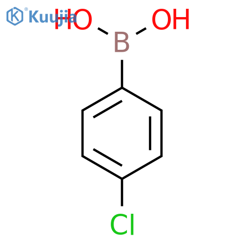 (4-chlorophenyl)boronic acid structure