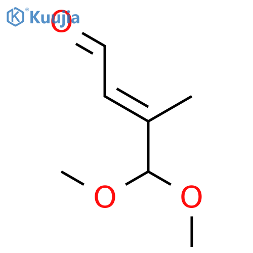 2-Butenal, 4,4-dimethoxy-3-methyl-, (Z)- (9CI) structure