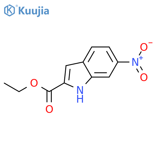 Ethyl 6-nitro-1H-indole-2-carboxylate structure