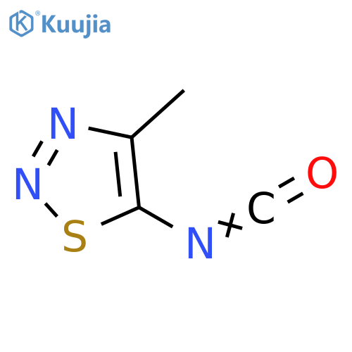 5-ISOCYANATO-4-METHYL-1,2,3-THIADIAZOLE structure