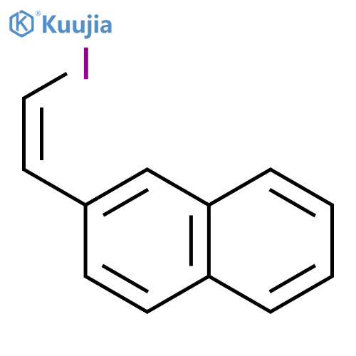 Naphthalene, 2-[(1Z)-2-iodoethenyl]- structure