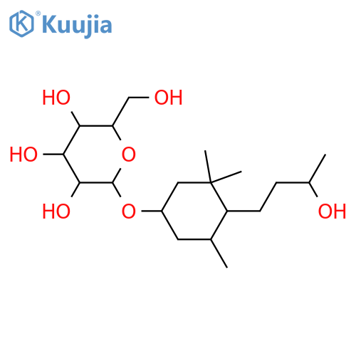 b-D-Glucopyranoside,(1S,4S,5R)-4-[(3R)-3-hydroxybutyl]-3,3,5-trimethylcyclohexyl structure