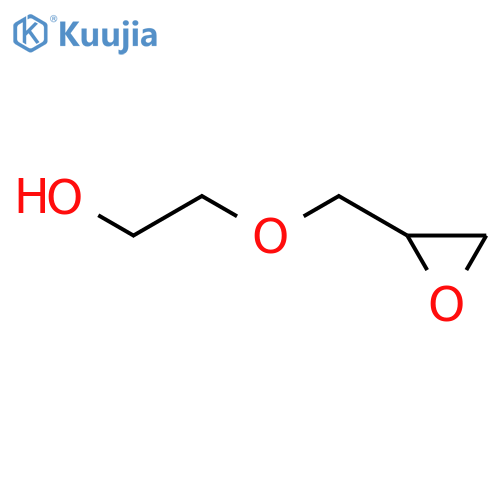 2-(oxiran-2-yl)methoxyethan-1-ol structure