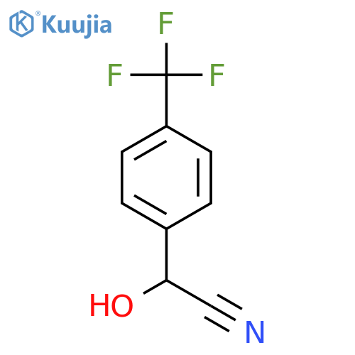 2-hydroxy-2-4-(trifluoromethyl)phenylacetonitrile structure