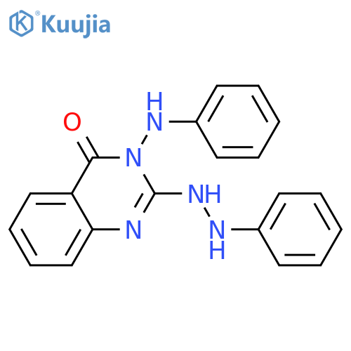 3-(phenylamino)-2-(2-phenylhydrazinyl)quinazolin-4(3H)-one structure