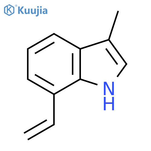 3-Methyl-7-vinyl-1H-indole structure