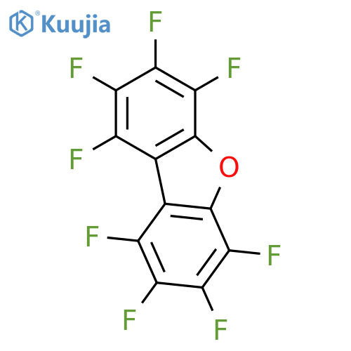 Dibenzofuran, octafluoro- structure