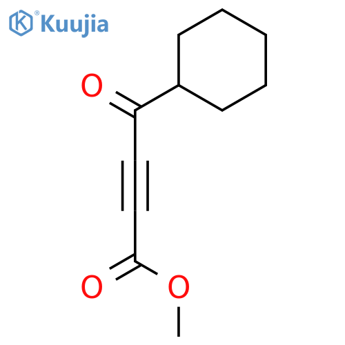 2-Butynoic acid, 4-cyclohexyl-4-oxo-, methyl ester structure