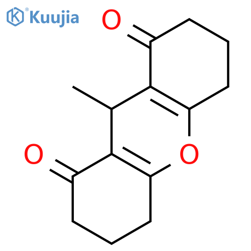 1H-XANTHENE-1,8(2H)-DIONE, 3,4,5,6,7,9-HEXAHYDRO-9-METHYL- structure
