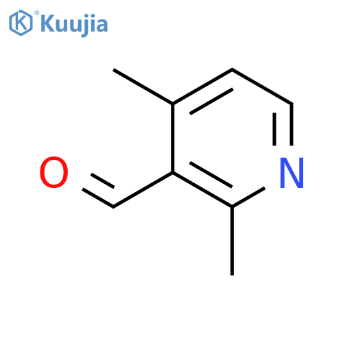 2,4-dimethylpyridine-3-carbaldehyde structure