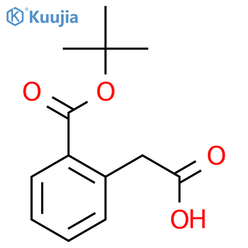 2-Carboxymethyl-benzoic Acid tert-Butyl Ester structure