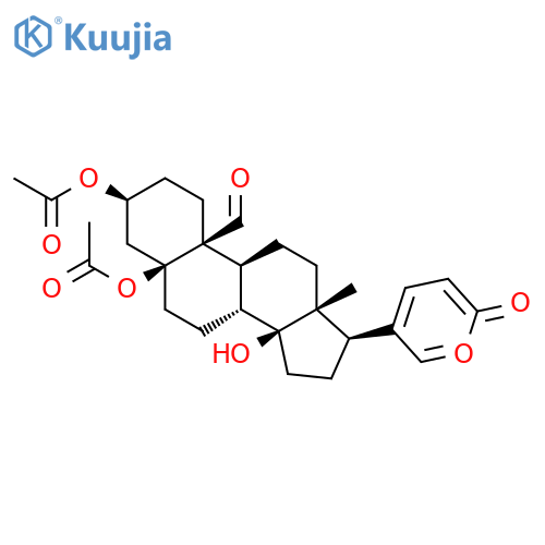 Bufa-20,22-dienolide,3,5-bis(acetyloxy)-14-hydroxy-19-oxo-, (3b,5b)- (9CI) structure