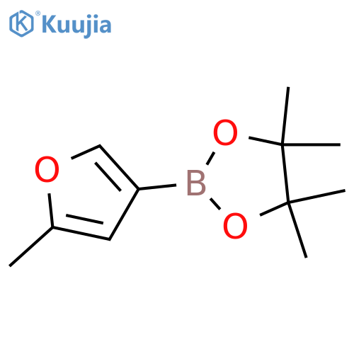 4,4,5,5-tetramethyl-2-(5-methylfuran-3-yl)-1,3,2-dioxaborolane structure